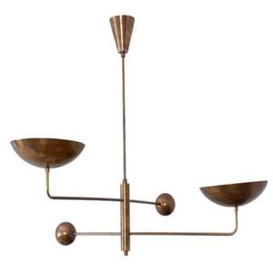 โคมไฟระย้าแบบสปัตตนิกโคมไฟระย้าทองเหลืองดิบติดเพดานที่ทันสมัย - Product Image 1