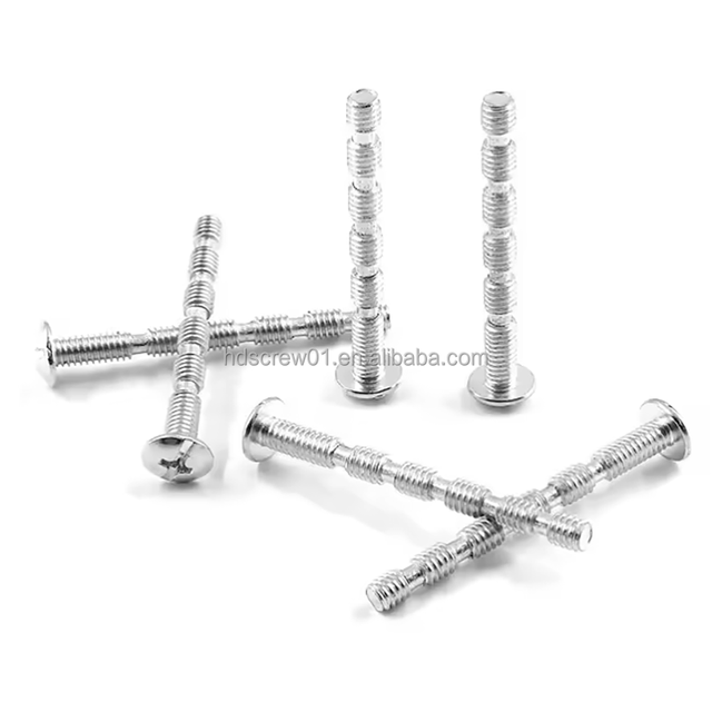 Stainless Steel Metric #8-32 1-3/4" Breakaway Truss Head Machine Screws Phillips Slotted Combo Drive Wood Screw