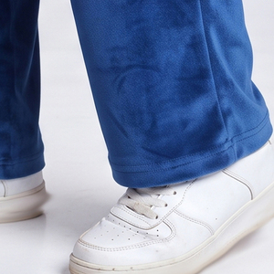 High Quality Jogging Joggers Sale Set Custom Logo Blue Women Sportswear <b>Velour</b> <b>Tracksuit</b> Velvet Mens <b>Tracksuit</b> - Product Image 5