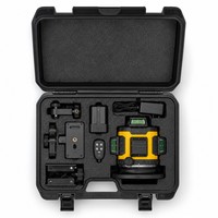 Kit de niveau laser vert 4D 16 lignes 30m avec auto-nivellement, trépied et accessoires de batterie