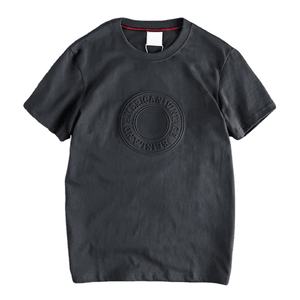 Oversized 100% Cotton Custom High Quality Worsted <b>Fabric</b> 340g Breathable Quick Dry Comfortable T-Shirt for Men - Product Image 5