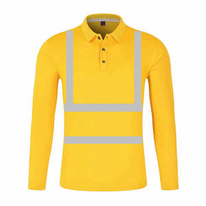 Camiseta Polo de Trabajo Unisex de Alta Visibilidad, Transpirable, Reflectante, Informal, Holgada, para Hombre y Mujer, Ropa de Trabajo Cómoda - Product Image 1