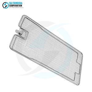 Solo Tapa para Cesta de Base Plana, Cubierta Manual Reutilizable de Acero Inoxidable para Equipo Quirúrgico y Hospitalario - Product Image 4