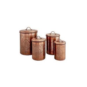 Récipient à bougies de trois tailles différentes Conteneur à bougies martelé en cuivre fait à la main avec couvercle pour décor de mariage - Product Image 4