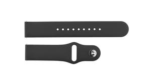 JD1606 Black Unisex Sports <b>Watch</b> Band Lightweight Adjustable Water-Resistant Silicone 20-22mm Stainless Steel Buckle Smart <b>Watch</b> - Product Image 5