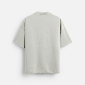 Camisetas de algodón 100% de alta calidad para hombre, lavado ácido, Sol desteñido, estilo informal de gran tamaño, logotipo personalizable, punto Premium, venta al por mayor - Product Image 4