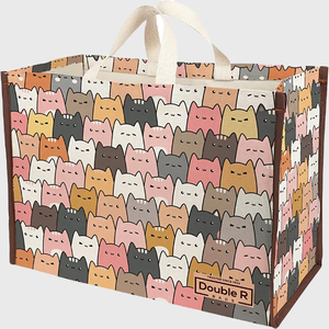 กระเป๋าช้อปปิ้งปอกระเจาทำจากผ้าฝ้ายกระเป๋าผ้าแคนวาสสไตล์ออกแบบโลโก้ได้ตามต้องการ - Product Image 5