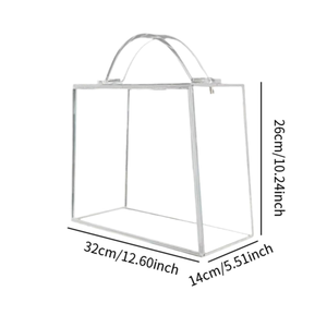 Caja de Flores Acrílica Transparente de Lujo al por Mayor con Asa, Caja de Regalo Acrílica para el Día de la Madre desde Vietnam - Product Image 2