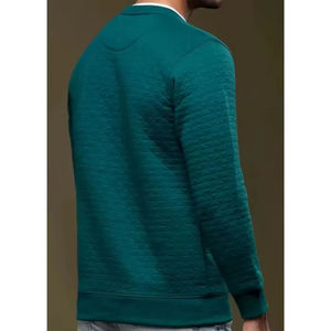 เสื้อสเวตเชิ้ตแขนยาวผู้ชายระบายอากาศได้ดี พิมพ์โลโก้ได้ตามต้องการ ทรงโอเวอร์ไซส์ ผ้าฝ้าย 100% สไตล์ลำลอง เรียบง่าย - Product Image 6