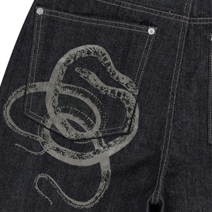 LOW MOQ 2025 Fabricante de alta calidad Baggy Jeans Hombre Loose Fit Jeans Hombres Lavado ácido Straight Wide Leg Washed Denim Jeans - Product Image 3