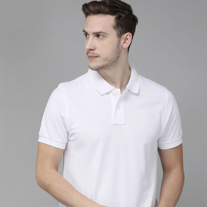 เสื้อโปโลสำหรับผู้ชายผ้าแคนวาสระบายอากาศได้ดีใส่สบายออกแบบโลโก้ได้ตามต้องการแบบทึบ - Product Image 3