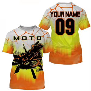 Porte un maillot et des ensembles MX de qualité supérieure JERSEY de course de motocross BMX DH - Product Image 5