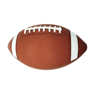 Ballon de rugby personnalisé avec logo imprimé, cuir PU léger, entraînement, match, football américain OEM - Product Image 3