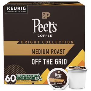Peet's Coffee, Medium Roast Keurig K-Cup Pods, 100% Arabica Coffee - Off The Grid, 60 Count - Product Image 4