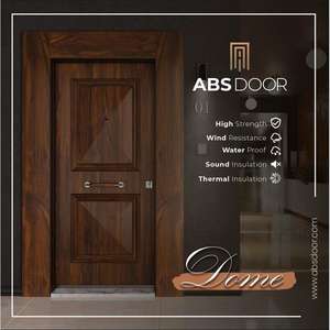 Puerta de Entrada Principal de Acero y Madera de Lujo Premium ABSDOOR DOME, Alta Seguridad, Aislamiento Superior, Superficie Acabada, Apartamento, Turquía - Product Image 5