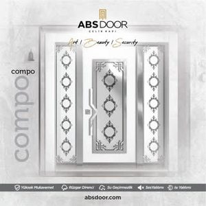 ABSDOOR COMPO Premium Luxury Maximum <b>Security</b> Energy Efficient Sound Insulation Steel Interior Entry <b>Doors</b> Turkey Villa Hotels - Product Image 5