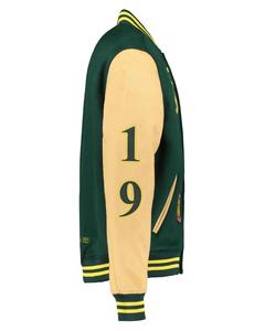 Chaqueta Universitaria Personalizada para Hombre, Cuerpo de Lana, Mangas de Cuero PU, Chaqueta Bomber de Béisbol Universitaria, Ropa de Calle, Bordado con Logotipo OEM - Product Image 2