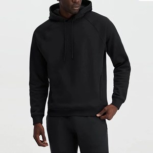 Conjunto de sudadera corta y pantalones cortos con capucha para hombre, chándal 2022 de algodón 100%, color verde lima, personalizado, 2 piezas - Product Image 4