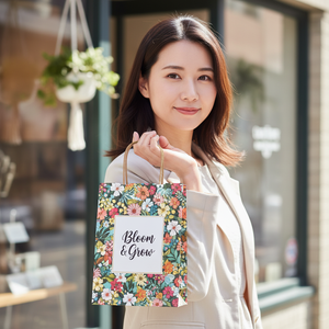 Sac fourre-tout personnalisé en papier d'art de luxe, écologique et recyclable, avec logo tendance du Vietnam pour la décoration/cadeau haut de gamme - Product Image 6