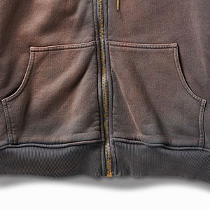 Sudadera con Capucha y Cremallera para Hombre, Otoño 2025, Superventas, Lavado Ácido, Mezcla de Poliéster/Algodón, Tallas Grandes, Secado Rápido, Transpirable - Product Image 5