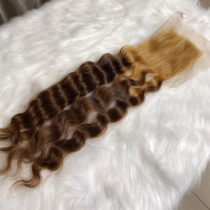 100% rizos de agua vietnamitas 2025 Venta caliente Extensiones de cabello humano de trama de piel a todo color Proveedor directo Pelucas negras al por mayor - Product Image 5