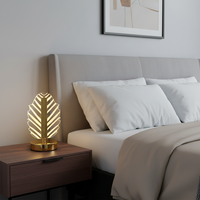 Lampe de bureau papillon de style nordique de luxe, base dorée, LED, veilleuse décorative, éclairage élégant pour chambre à coucher, chevet, décoration pour la maison et l'hôtel