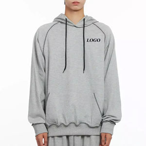 Sweat à capuche pour homme de haute qualité pour les acheteurs en gros avec cordon de serrage pour la capuche / Couleur unie avec logo personnalisé Conception à manches longues - Product Image 1
