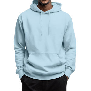Sweats à capuche unisexe pour hommes Sweats à capuche et sweatshirts brodés Hip Hop d'hiver blancs personnalisés en coton épais de 500 g/m² pour hommes - Product Image 3