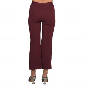 Modern Women's Summer Casual Regular Fit Worsted Flat Eco-Friendly <b>Elastic</b> <b>Waist</b> Mid <b>Waist</b> Ankle-Length Track Pant <b>Trousers</b> - Product Image 2