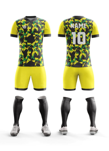 Maillot de football rétro personnalisable pour hommes, ensemble d'uniformes de football respirants pour adultes, service OEM disponible - Product Image 5