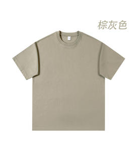 เสื้อยืดผ้าฝ้ายคุณภาพสูงใช้ได้ทั้งชายและหญิงเสื้อยืดโลโก้ไหล่ตกไหล่สำหรับผู้ชายยี่ห้อ100% ยี่ห้อส่วนตัวเสื้อยืดโอเวอร์ไซส์ออกแบบได้ตามต้องการ - Product Image 6