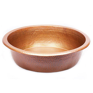 Cuenco de cobre puro para manicura 100%, cuenco de cobre para pies de Spa, terapia de masaje, ducha, olla de baño, cuenco de cobre para reposapiés - Product Image 1