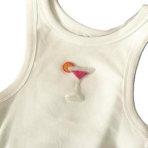 เสื้อลูกปัดลายปลาดีไซน์แบบปักลายเสื้อกล้ามใส่ลำลองฤดูร้อนปักลูกปัด - Product Image 4