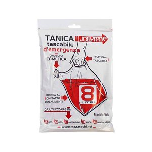 Contenitore di emergenza 8L contenitore tascabile con chiusura ermetica per auto, moto, campeggio, barche, giardinaggio Made in Italy- - Product Image 1