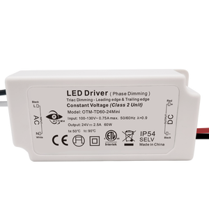 Trasformatori <span class=keywords><strong>LED</strong></span> a Taglio di Fase Triac Compatti UL ETL per Strisce <span class=keywords><strong>LED</strong></span> COB 24V a Prezzo di Fabbrica - Product Image 1