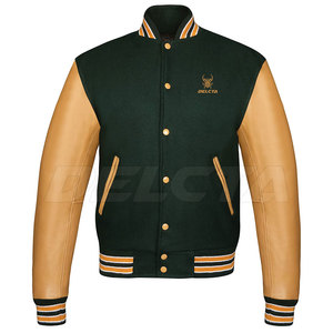 Chaqueta Letterman para Uso en Exteriores, MOQ Bajo, Chaqueta Letterman de Moda, Chaqueta Letterman con Logotipo Personalizado - Product Image 1