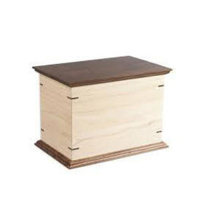 Urnes de crémation en bois faites à la main de style américain de vente chaude urnes décoratives funéraires modernes pour hommes femmes à bas prix - Product Image 1