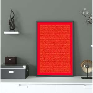 Modern Turkish Parenting Quotes <b>Poster</b> Wall Decor Made of Paper - Product Image 4