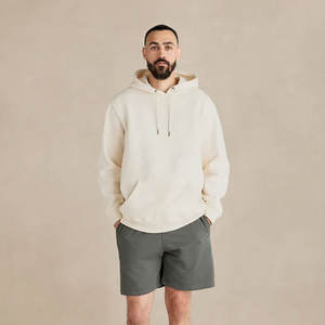 Sweat à capuche personnalisé pour hommes et femmes couleur unie 100% coton Style décontracté pull rue Hip Hop sweats à capuche pour homme - Product Image 1