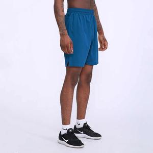 Short de sport solide pour hommes taille haute respirant séchage rapide 100% coton pour la gymnastique entraînement de course à pied vente en gros OEM - Product Image 2