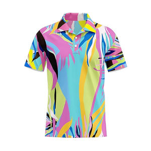 เสื้อโปโลแขนสั้นคอปกสำหรับเล่นกอล์ฟของผู้ชายชุดออกกำลังกายผ้าถักแบบนุ่มใส่ได้ทุกวัน - Product Image 2