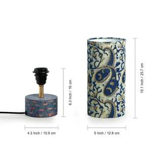 Lámpara de mesa de madera ecológica de 14 pulgadas para la decoración del hogar de las festividades de Diwali - Product Image 4