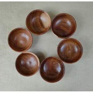 CUENCO ÚNICO-FRUTERO TALLADO DE MADERA REAL NATURAL, Cuenco de madera decorativo para mesa, oficina, decoración del hogar, utensilios de cocina - Product Image 6