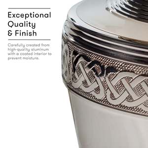 Urne Cinerarie in Metallo per Adulti con Sacchetto in Velluto per Cofanetti per Animali Domestici - Product Image 5