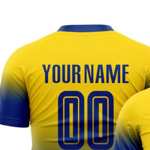 Maillot de football personnalisé respirant à séchage rapide, maillot de football à manches courtes, uniforme d'équipe pour clubs, écoles et académies - Product Image 5