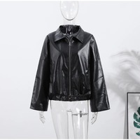 Vente en gros de vestes élégantes et décontractées pour femmes vestes en cuir véritable à la mode personnalisées veste tendance en cuir véritable vente à chaud