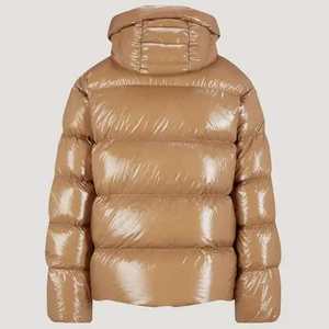 Veste en duvet tissée pour hommes de style designer poème impression personnalisable logo teint et manteau bouffant décontracté en polyester de l'usine directe - Product Image 5