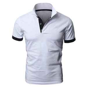 เสื้อยืดแขนสั้นลำลองผ้าฝ้าย100% พิมพ์ลายกระเป๋าถักกันยับโลโก้กำหนดเอง - Product Image 2