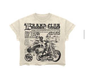 เสื้อยืดวินเทจพิมพ์ลาย DTG โลโก้ตามสั่งเสื้อยืดสตรีทแวร์แนววินเทจ - Product Image 2