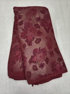 ผ้าพิมพ์ลายดิจิทัล georgette Foil สำหรับ sarees & dresses | งานเรียบๆ | ค่าจัดส่งพิเศษ - Product Image 2